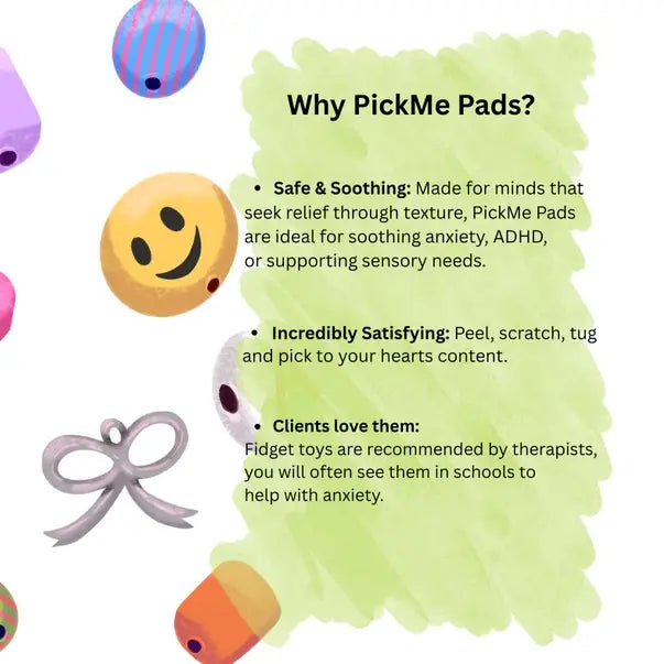 Orange Moo-sicle - Picking Pad - Fidget Toy