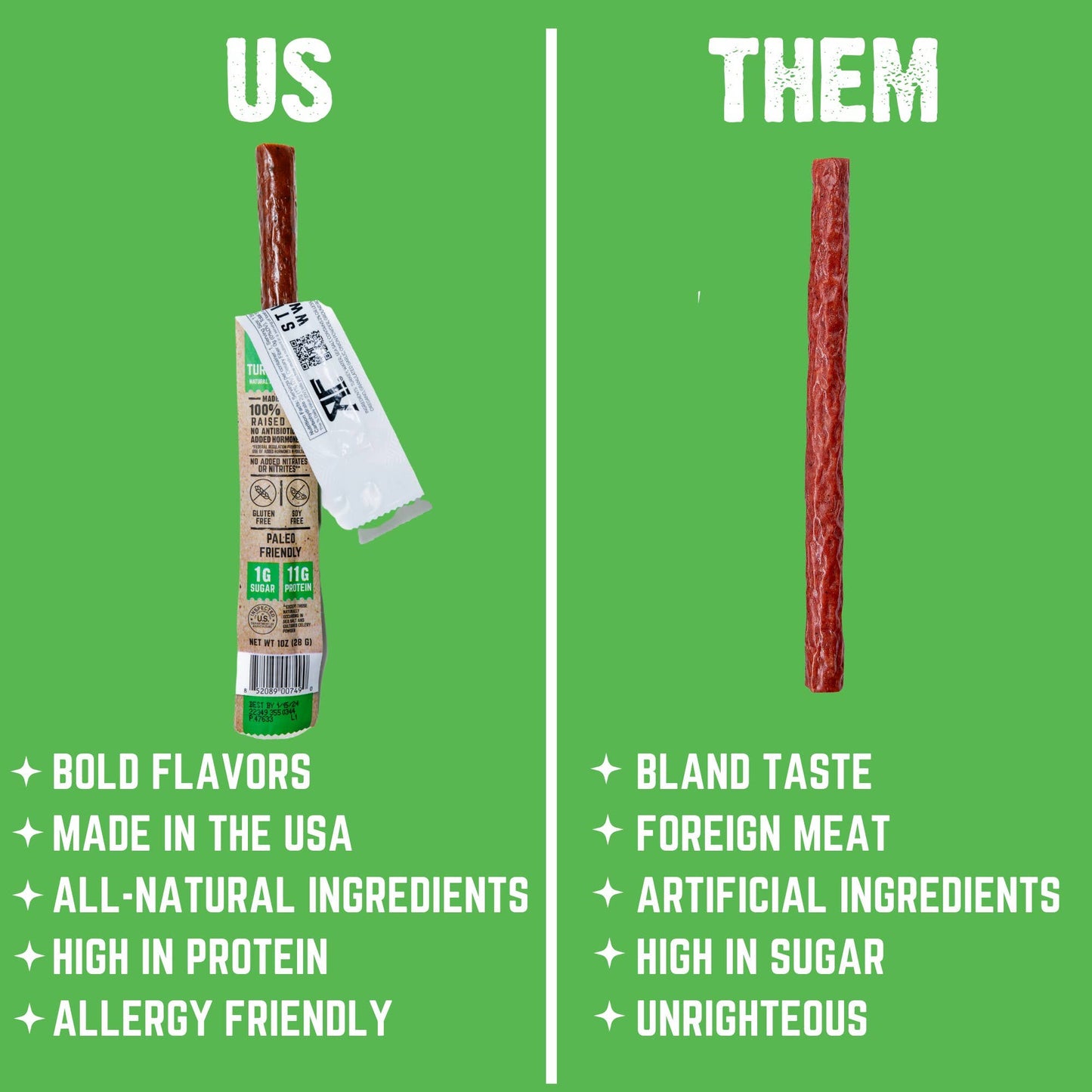 Lemon Pepper Turkey Stick