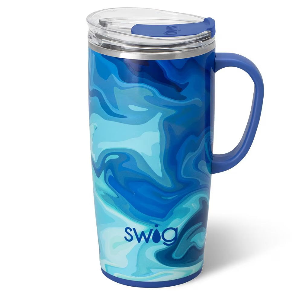 22oz Swig Blue Lagoon Travel Mug