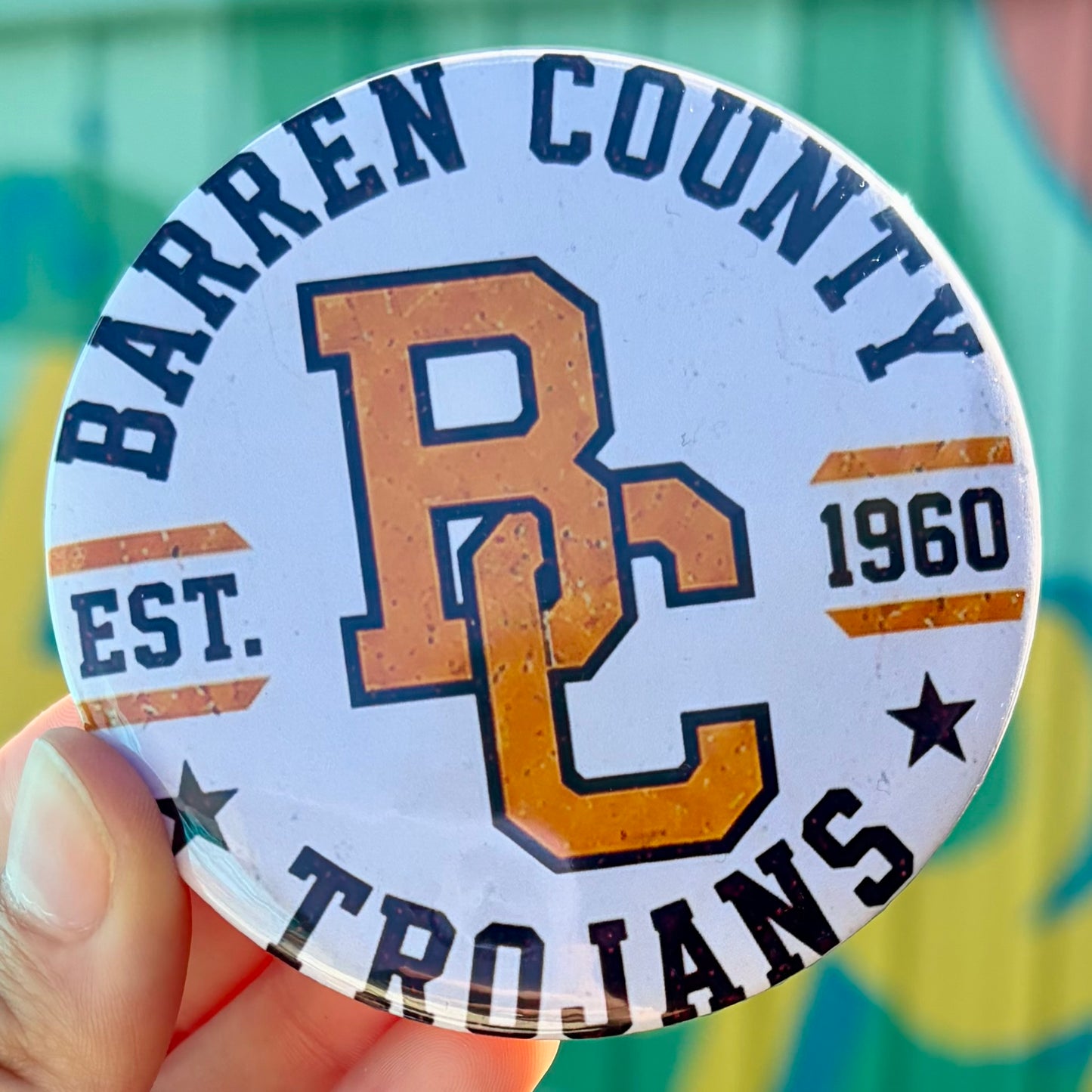 BC Trojans Est. 1960 Button