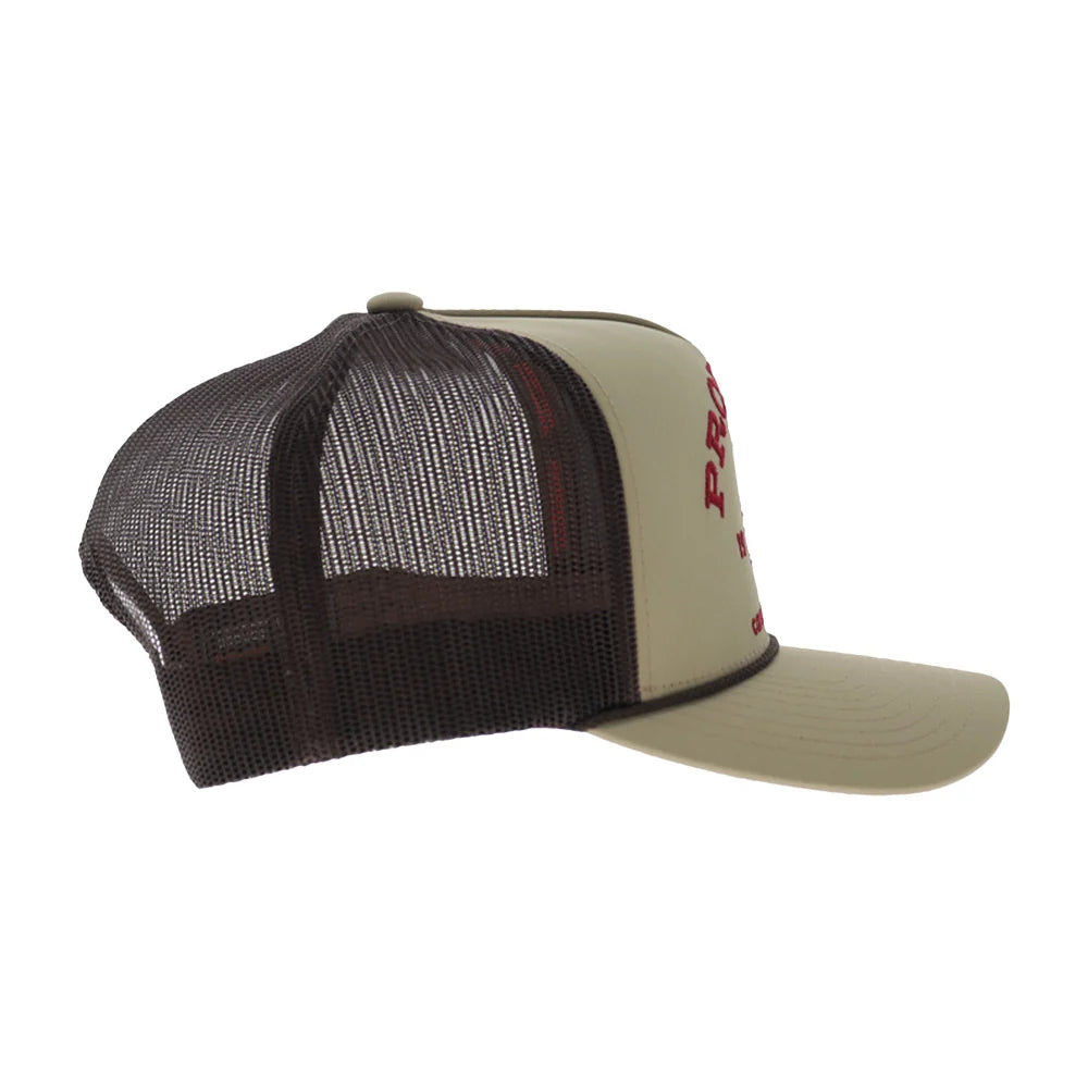 Hooey ProRodeo Trucker Snapback Hat - Tan/Brown
