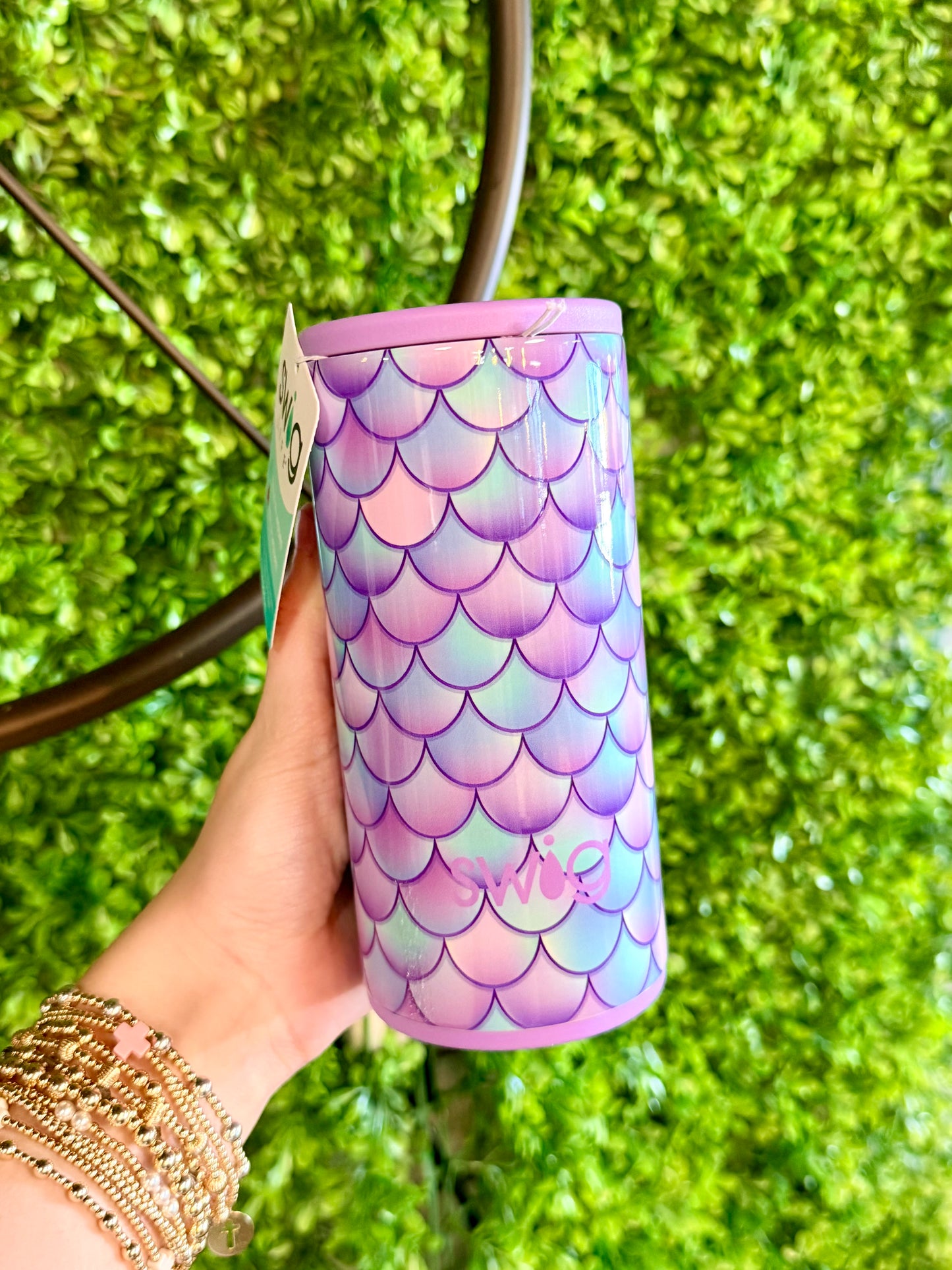 Swig Mermaid Skinny Can Cooler 12 Oz