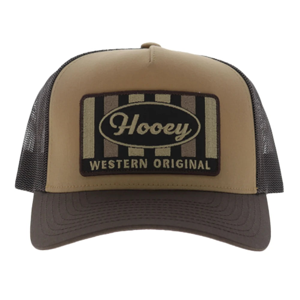 Hooey Sudan Trucker Snapback Hat - Tan/Brown