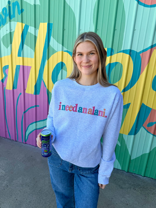 I Need An Energy Drink Sweatshirt Crewneck