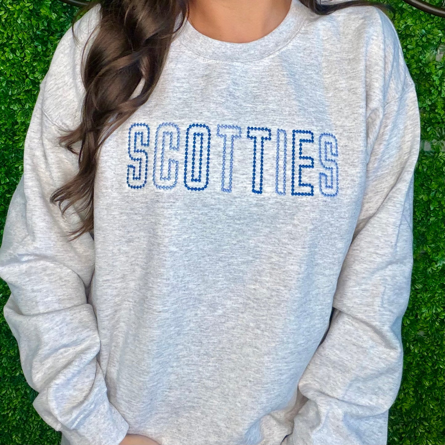 Scotties Spirit Stud Embroidered Sweatshirt