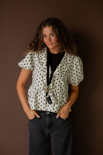 Midnight Ruffle Lanyard