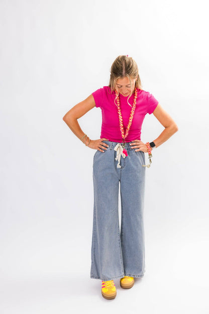 Andi x Katie Lynn Bright Checkered Lanyard