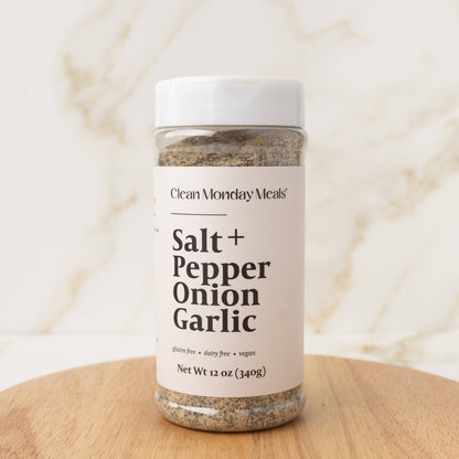 Salt+, Pepper, Onion, Garlic (SPOG) Seasoning: Standard 12 oz
