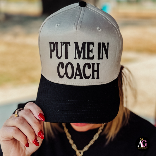 Put Me In Coach: Black/Natural