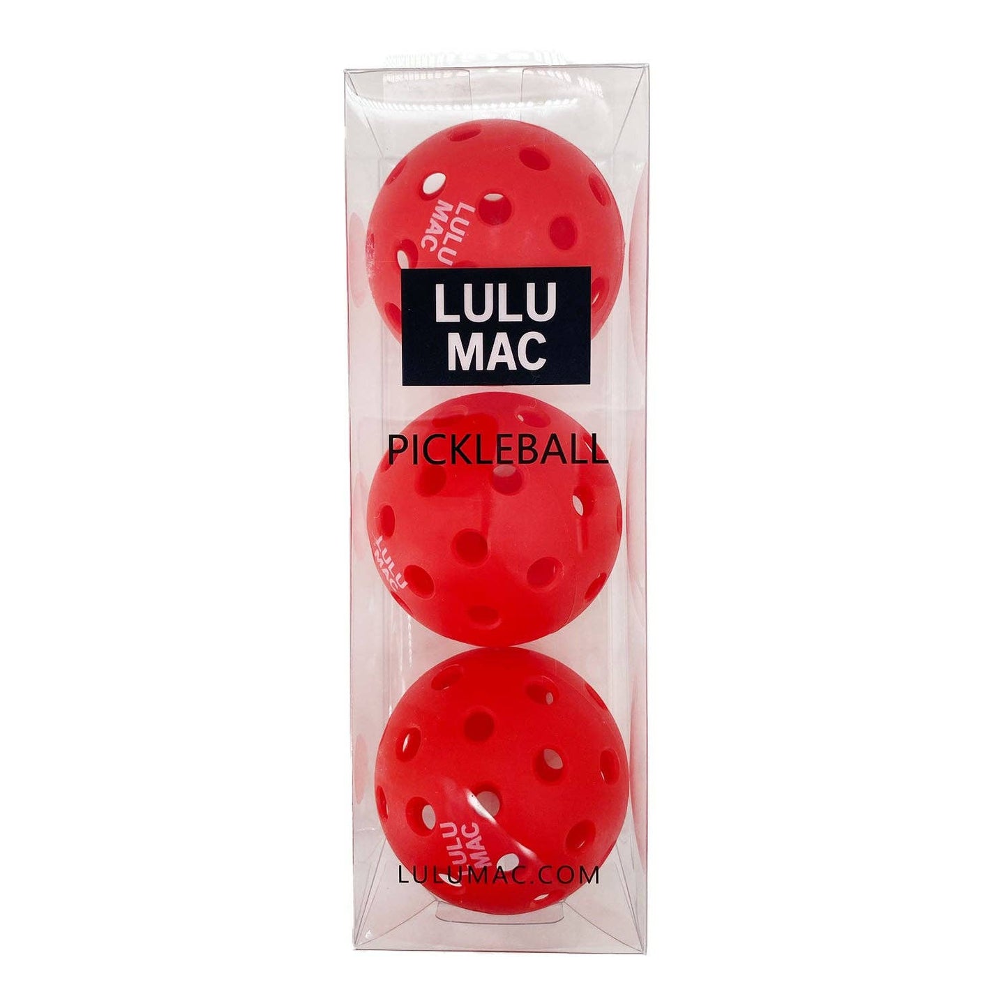 Lulu Mac Red Pickleball Balls