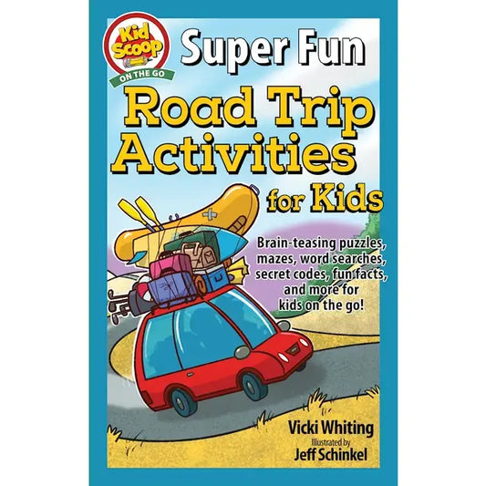 Activity Book - Super Fun Road Trip Activities for Kids