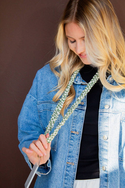 Lindsey Checkered Lanyard
