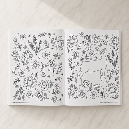 Little Stock Show Life: Going There with Sheep | Livestock Coloring Book for Kids