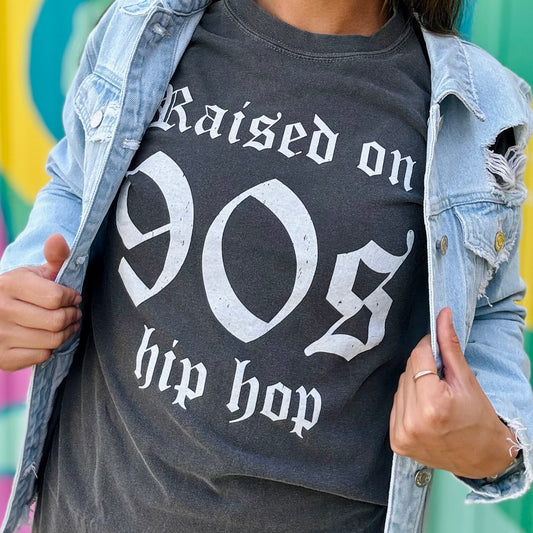 Raised On 90s Hip Hop Comfort Colors Tee