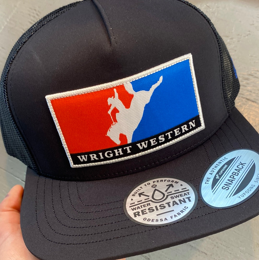 Wright Western Black SnapBack Hat