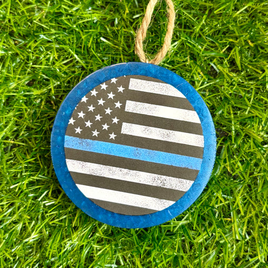 Police Flag Freshie