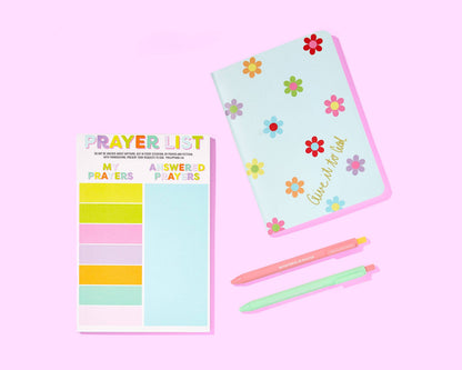 Prayer List Notepad - "My + Answered Prayers" - 50 Sheets