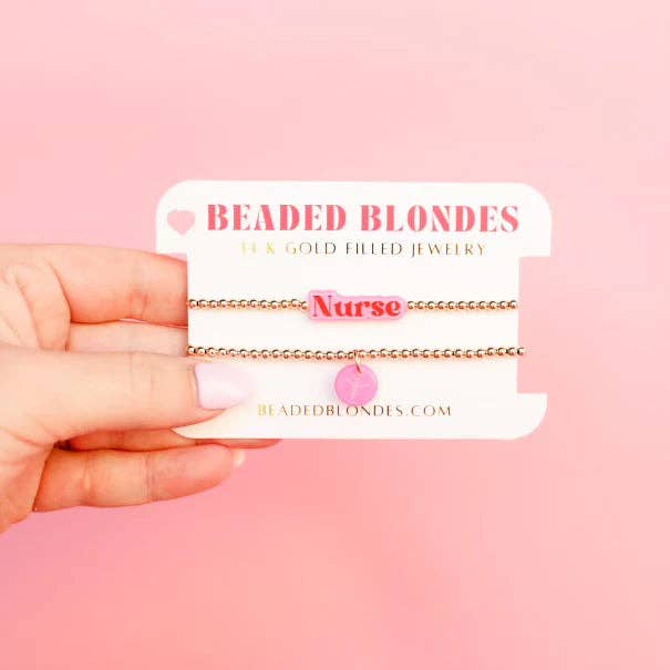 Nurse Bracelet: Sprinkle / Standard 6.75 inch