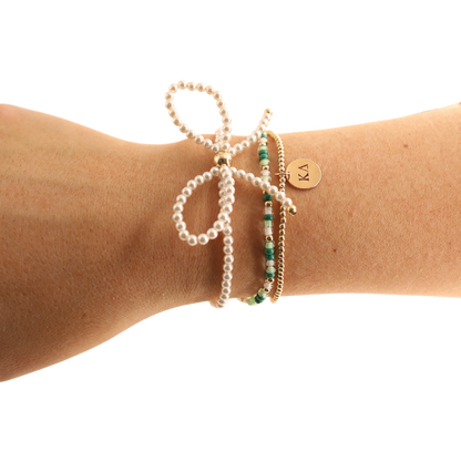 Kappa Delta Charm Bracelet: Standard 6.75 inch