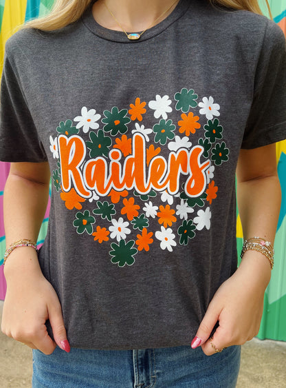 Hart County Raiders Floral Tee