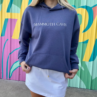 Mammoth Cave Embroidered Oversized Scuba Hoodie