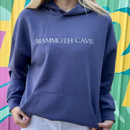 Mammoth Cave Embroidered Oversized Scuba Hoodie