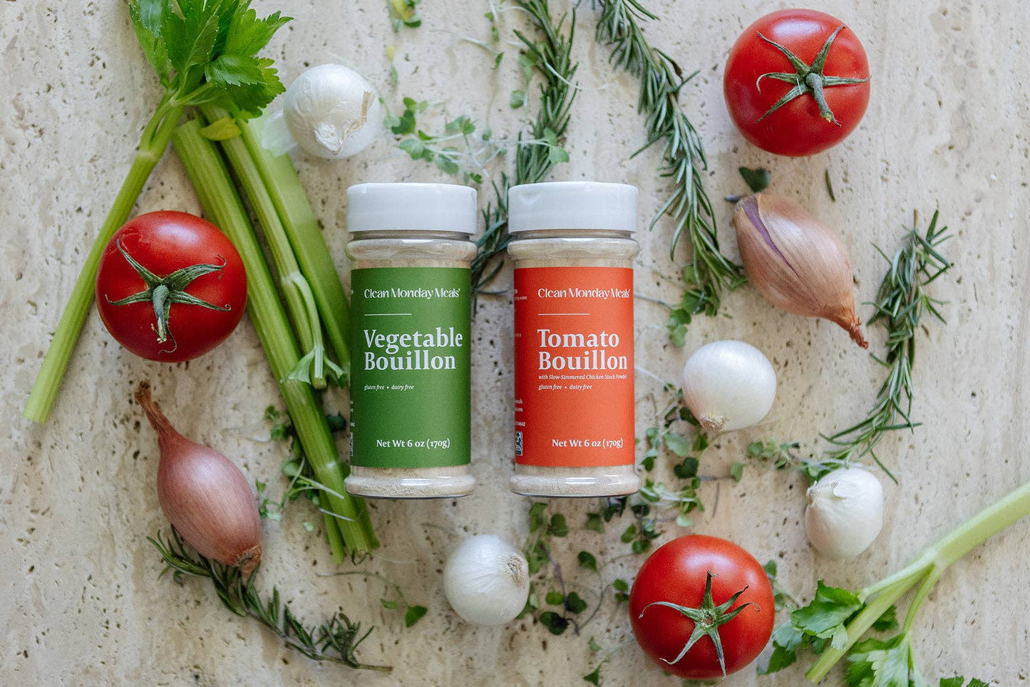 Tomato Bouillon with Slow Simmered Chicken Stock Powder: 6 oz Standard