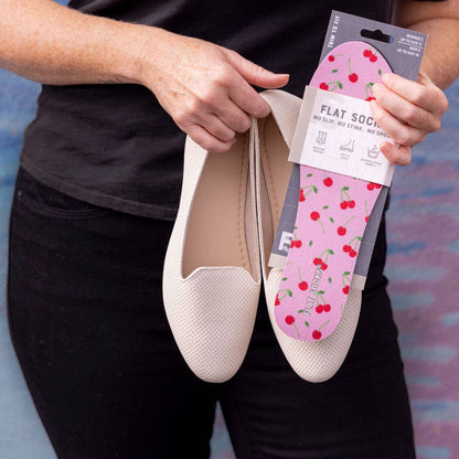 Cherry Darling FLAT SOCKS: Large (up to Women's 13+, Men's 14)