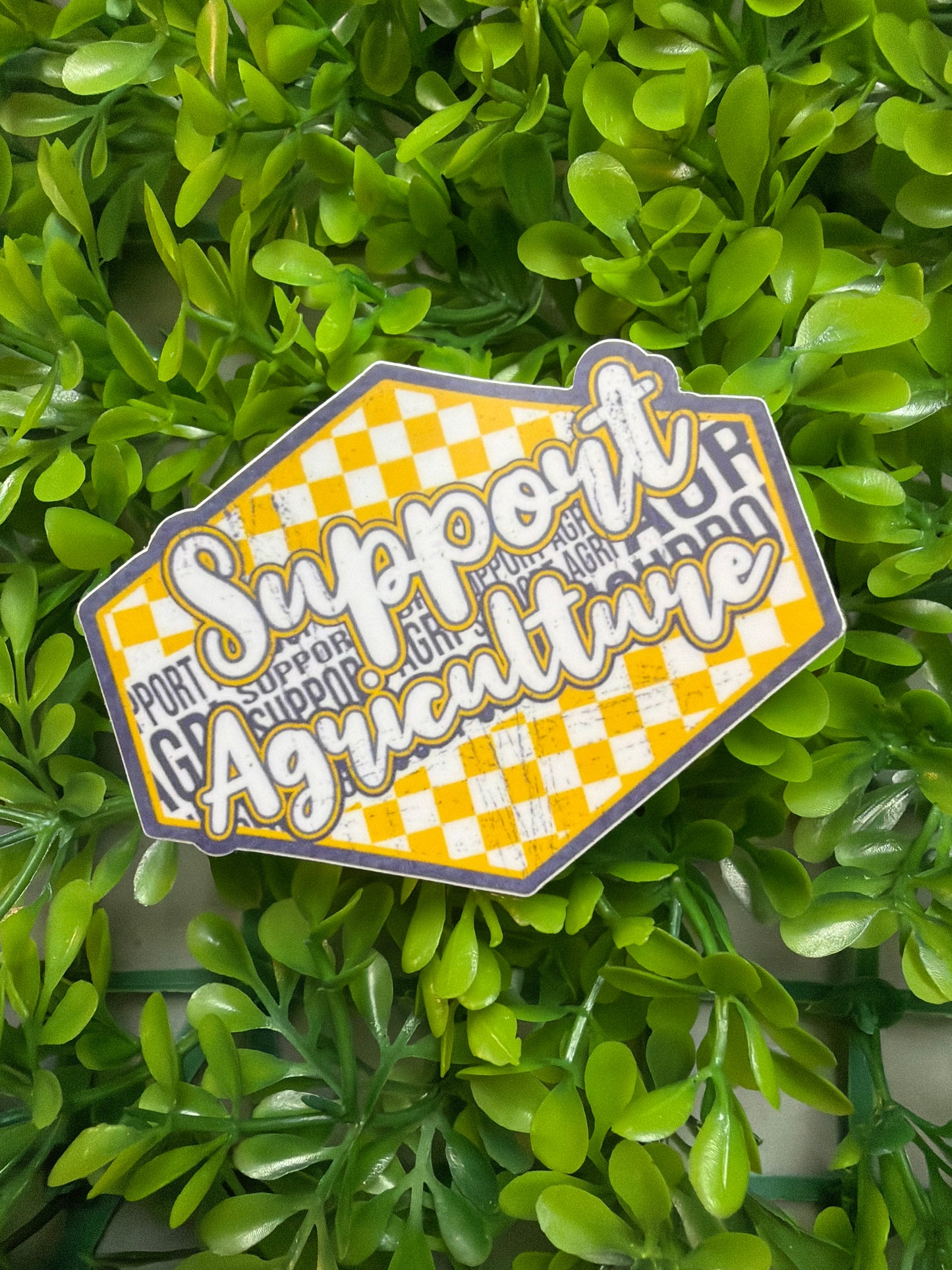 Support Agriculture Sticker