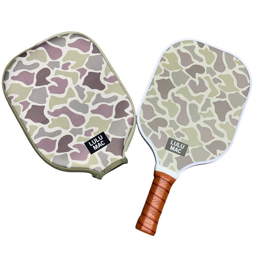 LuluMac Pickleball Paddle + Case: Camo