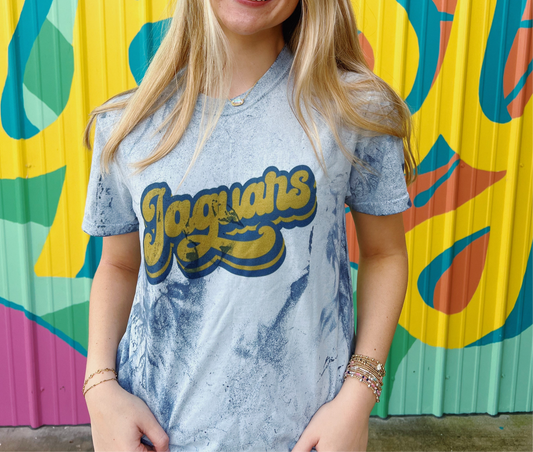 Jaguars Acid Wash Comfort Colors Tee