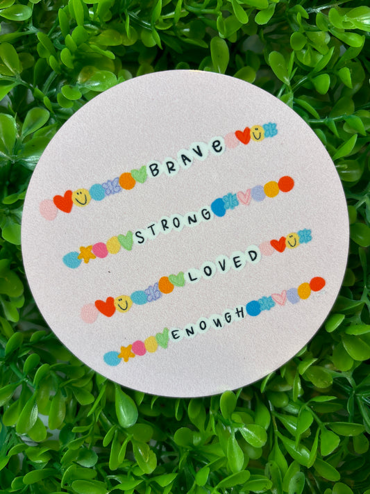 Friendship Bracelet Coaster