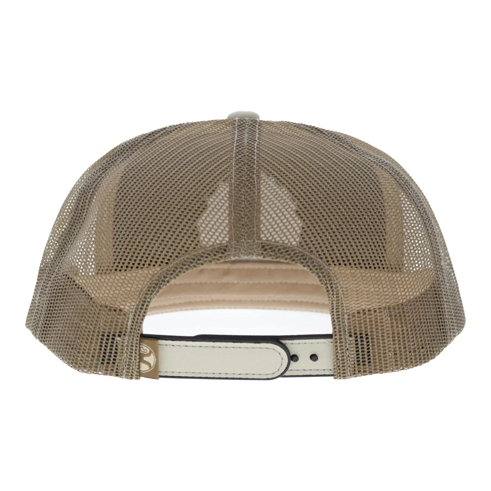 Hooey Spur Trucker Snapback Hat - Cream/Tan