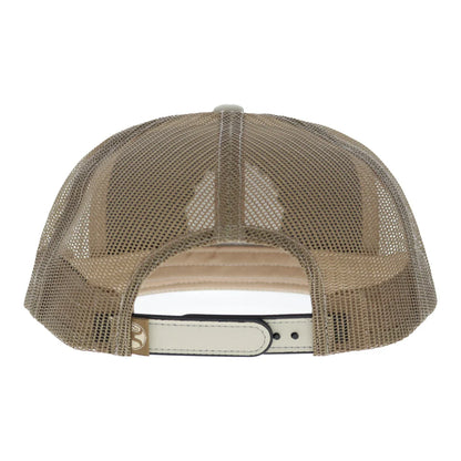 Hooey Spur Trucker Snapback Hat - Cream/Tan