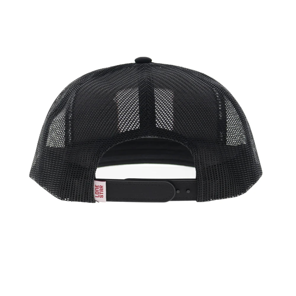 Hooey Lone Star Trucker Snapback Hat - Black