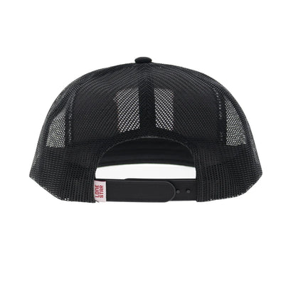 Hooey Lone Star Trucker Snapback Hat - Black
