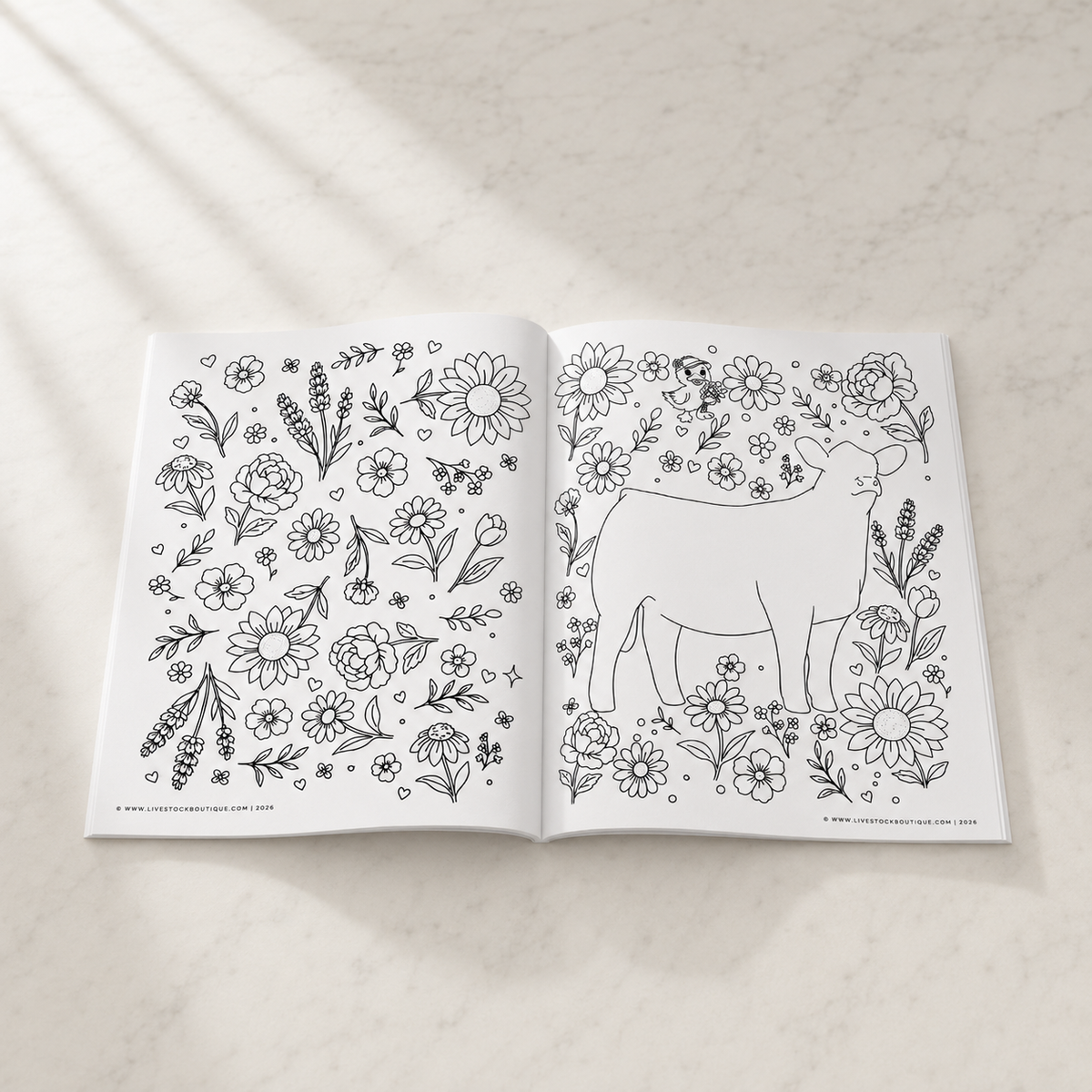 Little Stock Show Life: Going There with Cattle | Livestock Coloring Book for Kids