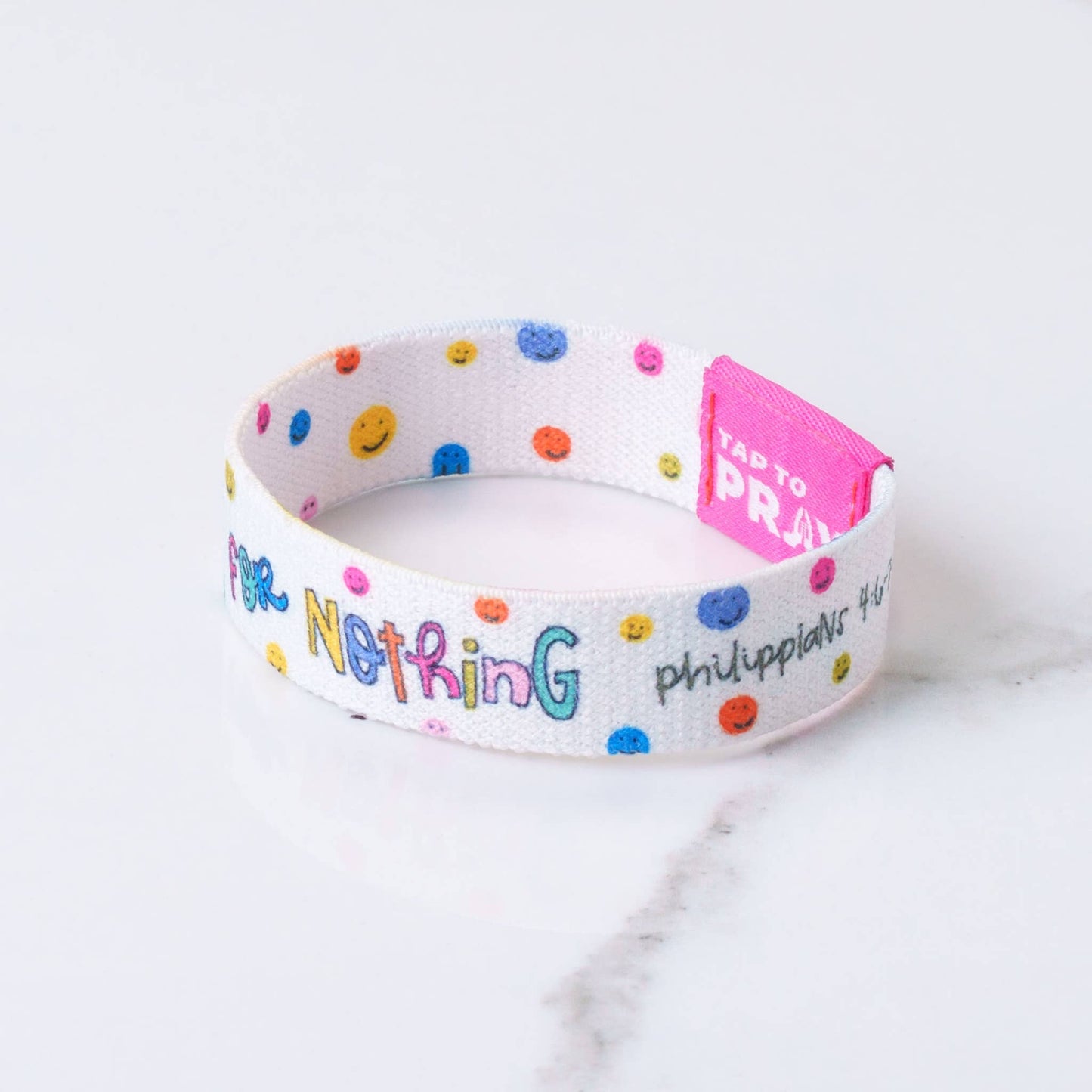 Tap To Pray™ - Kingfolk Series Wristband - Anxious for Nothing: Small