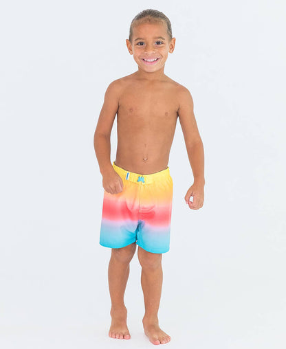 Beach Paradise Swim Trunks: 8 / Multi-Color