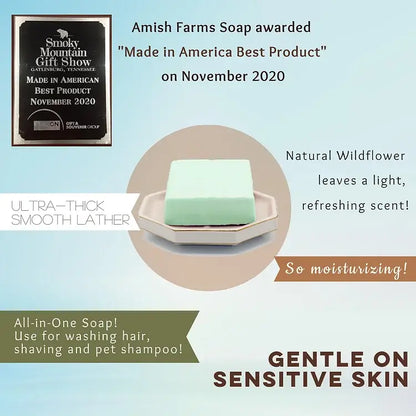 Amish Farms Soap 5-Bar Bag - Random Color Bars + Fragrance