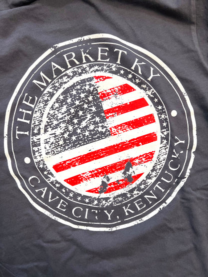 Flag TMK Comfort Colors Tee - Charcoal