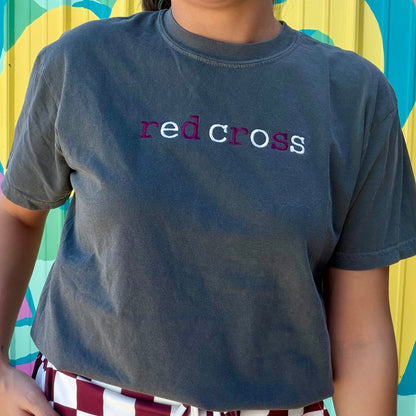 Red Cross Elementary Embroidered Comfort Colors Tee (Youth & Adult)