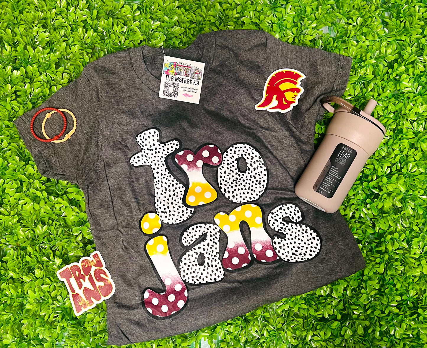 Dottie Trojans Ombre’ Youth Tee