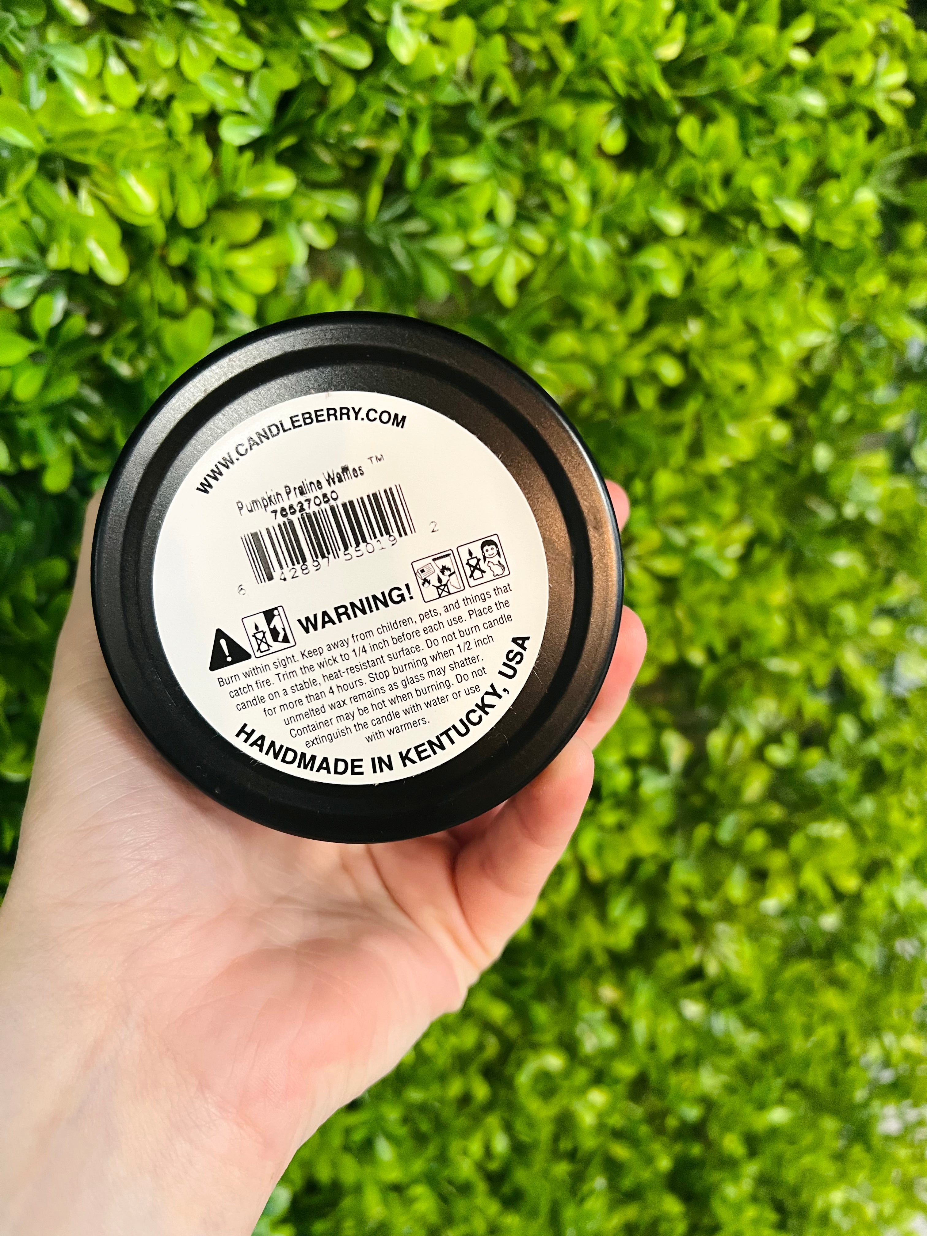 Candleberry Travel Tin - Pumpkin Praline Waffles