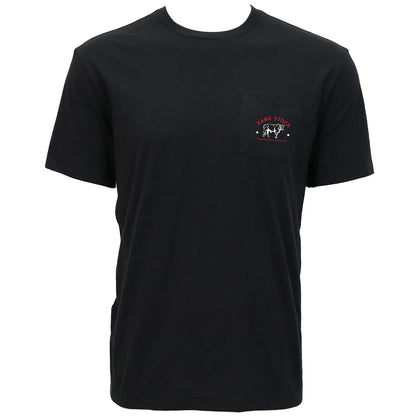 Hooey Youth “Charbray” Black Rank Stock Pocket Tee