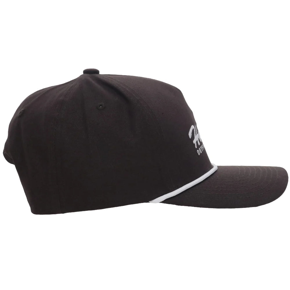 Hooey Outfitters Men’s Hat - Bass 5-Panel Full Surround Brown Snapback