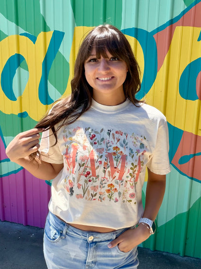 Mama Floral Comfort Colors Tee