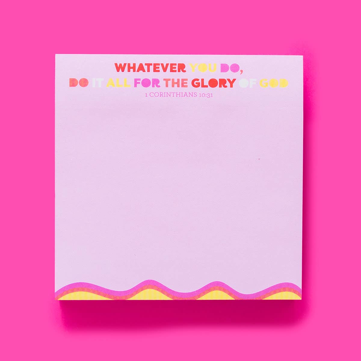 Scripture Sticky Notes Sticky Notes Pad - Bible Verse – The Market Ky