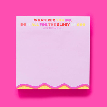 Sticky Notes Pad - Bible Verse