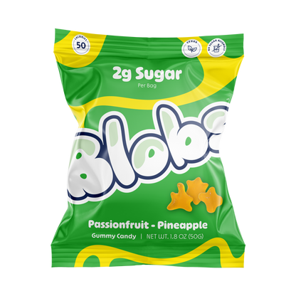Blobs Passion Fruit Pineapple Gummy Candy 1.8oz